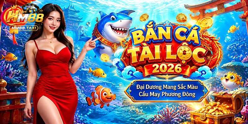 Bắn Cá Tài Lộc 2026: Đại Dương Mang Sắc Màu Cầu May Phương Đông