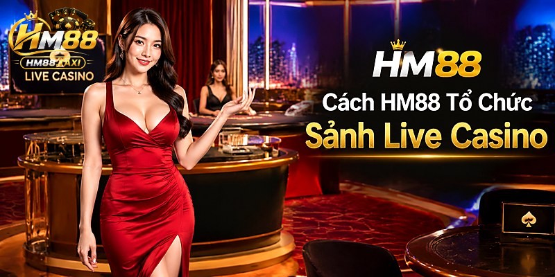 Cách HM88 Tổ Chức Sảnh Live Casino