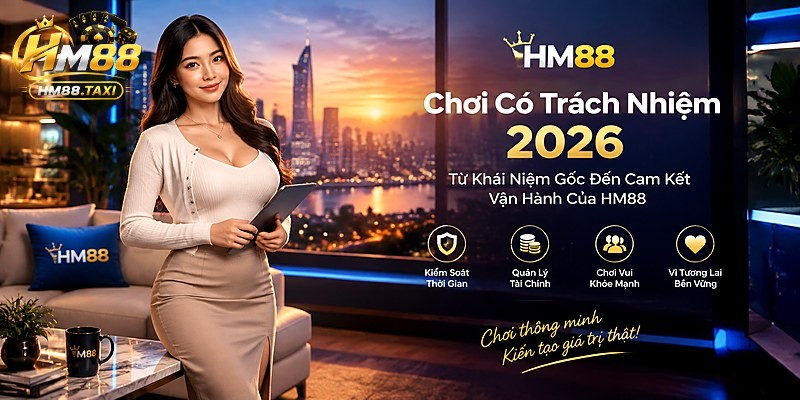 Chơi Có Trách Nhiệm 2026 – Từ Khái Niệm Gốc Đến Cam Kết Vận Hành Của HM88