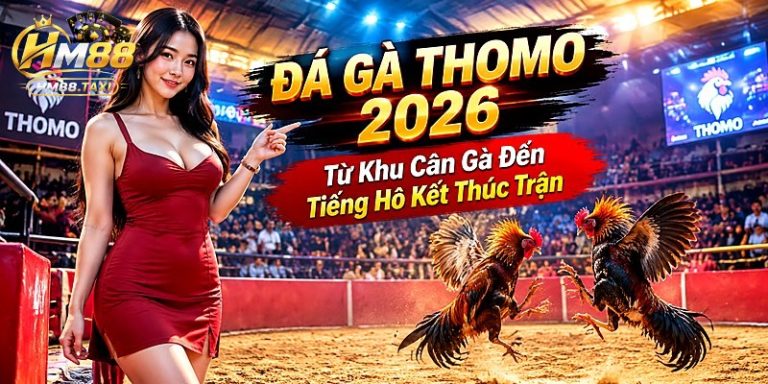 Đá Gà Thomo 2026: Từ Khu Cân Gà Đến Tiếng Hô Kết Thúc Trận