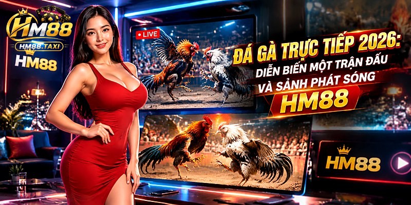 Đá Gà Trực Tiếp 2026: Diễn Biến Một Trận Đấu Và Sảnh Phát Sóng HM88