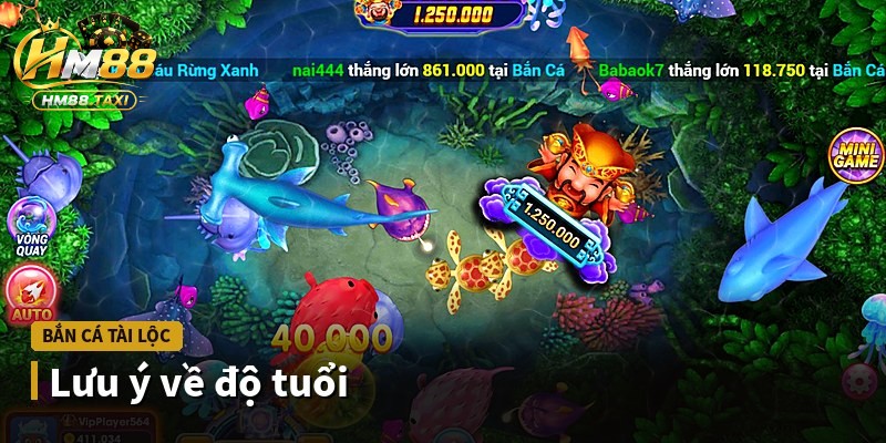 Lưu ý về độ tuổi