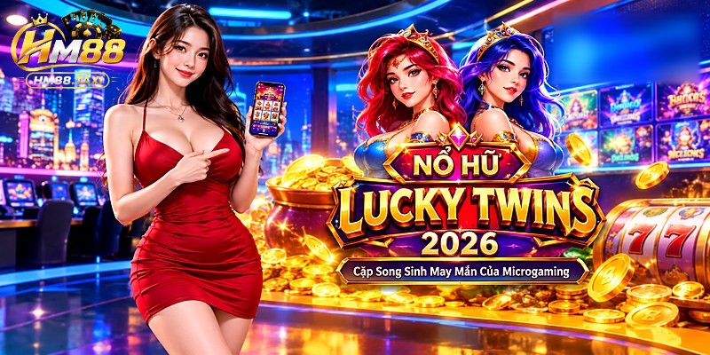 Nổ Hũ Lucky Twins 2026: Cặp Song Sinh May Mắn Của Microgaming