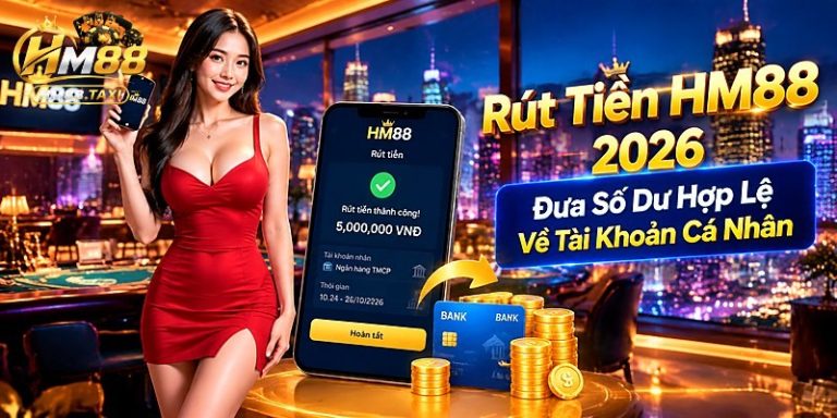 Rút Tiền HM88 2026: Đưa Số Dư Hợp Lệ Về Tài Khoản Cá Nhân
