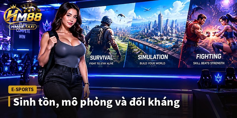 Sinh tồn, mô phỏng và đối kháng